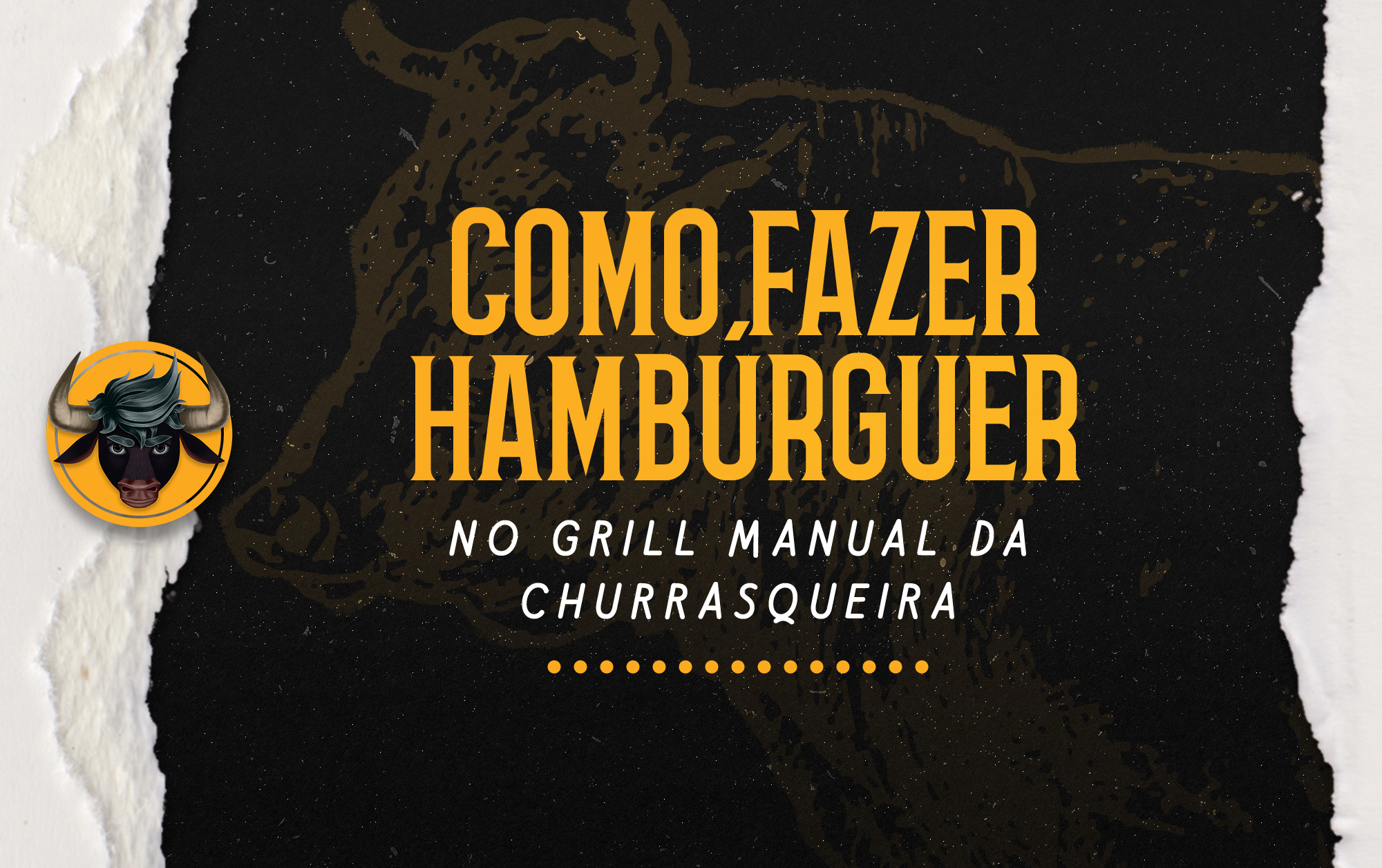 Como fazer hambúrguer no grill manual da churrasqueira?