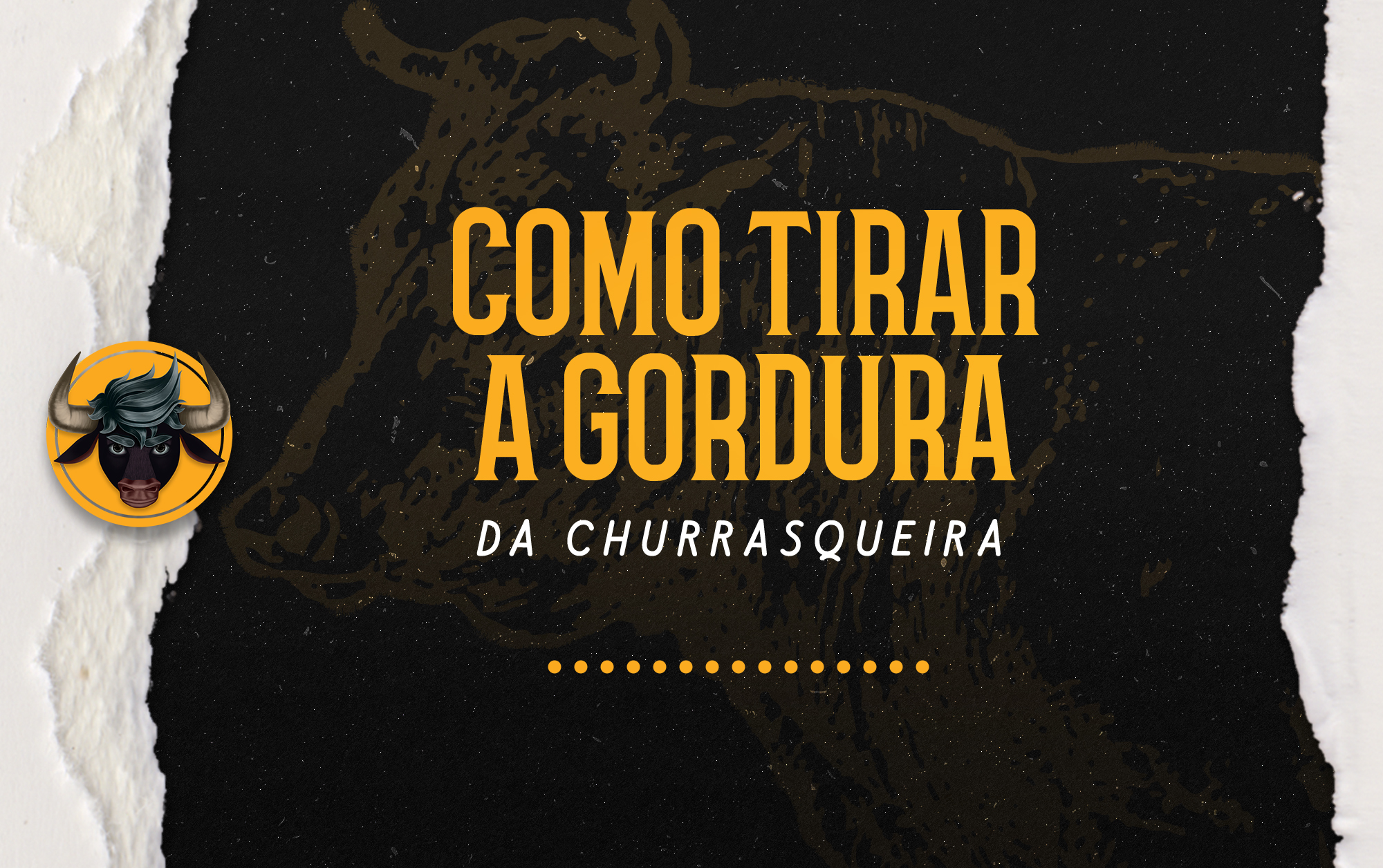 Como tirar a gordura da churrasqueira?