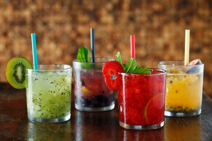 caipirinha de frutas.