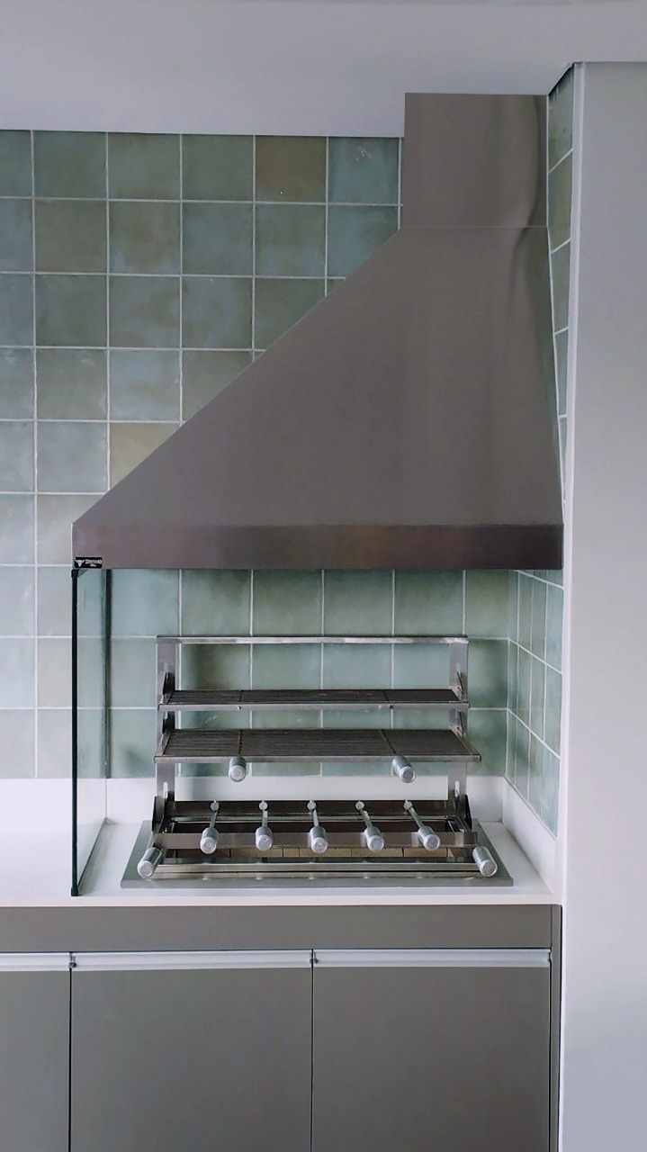 coifa modelo de canto - em inox 304